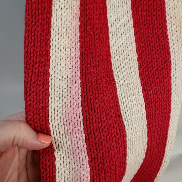 Vintage 1989 The Eagle's Eye Cotton Sweater Cardigan America Farm Medium Flag - Picture 6 of 12